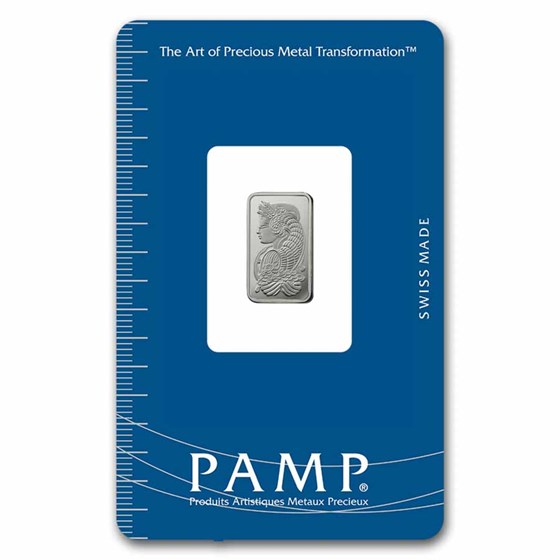 1 gram Palladium Bar - PAMP Suisse (In Assay) 1 gram Palladium Bar - PAMP Suisse (In Assay)